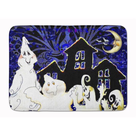 Carolines Treasures The Gangs All Here Ghosts Halloween Machine Washable Memory Foam Mat PJC1072RUG